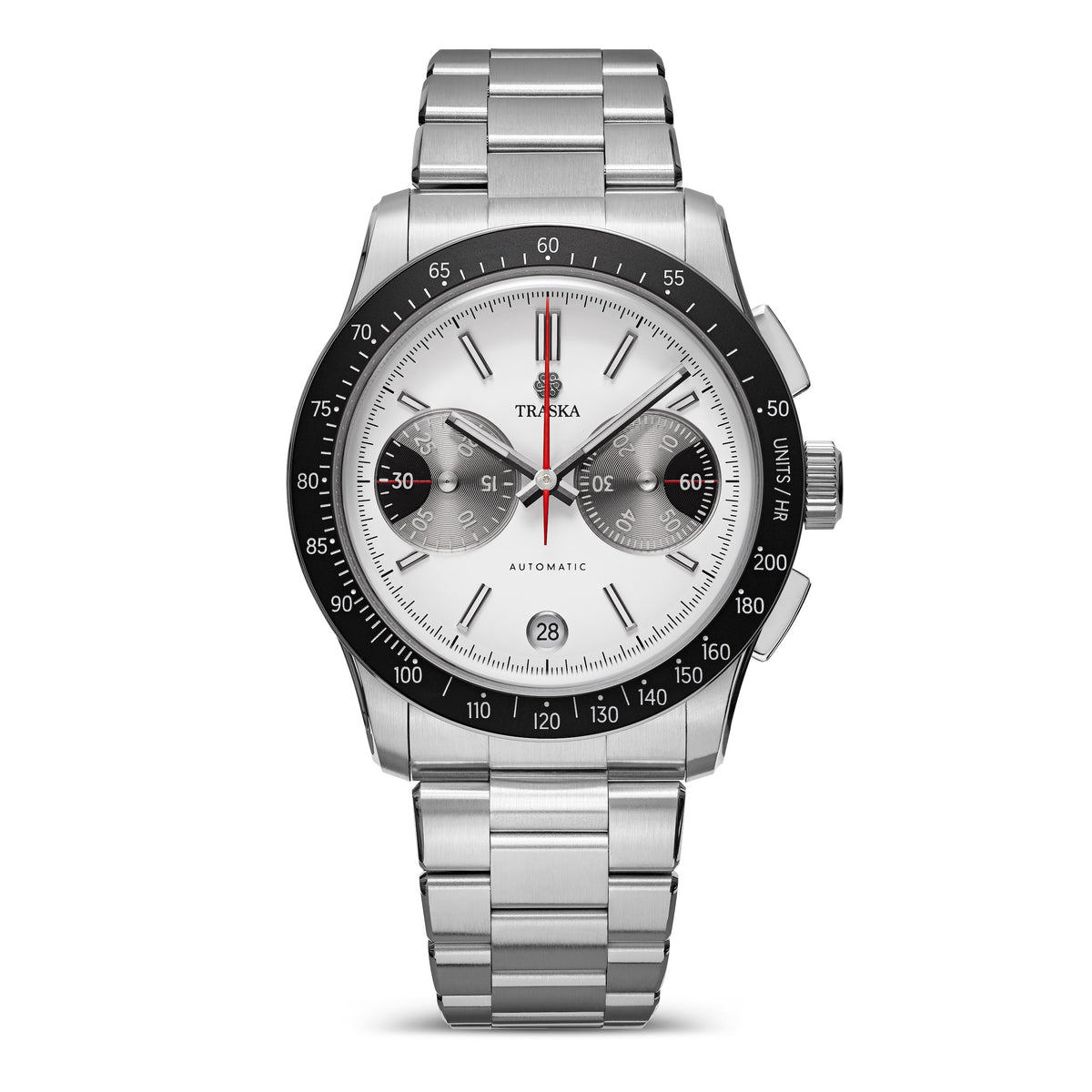 Traska Chronograph, Arctic White · pictured variant